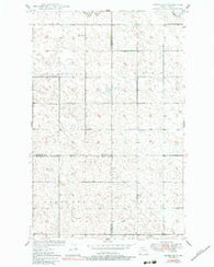 Eckman SE North Dakota Historical topographic map, 1:24000 scale, 7.5 X 7.5 Minute, Year 1949