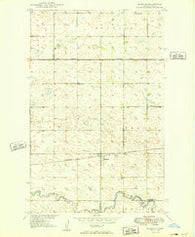 Eckman North Dakota Historical topographic map, 1:24000 scale, 7.5 X 7.5 Minute, Year 1949