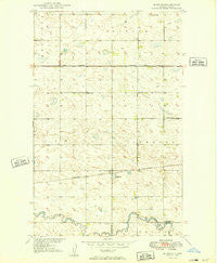 Eckman North Dakota Historical topographic map, 1:24000 scale, 7.5 X 7.5 Minute, Year 1949