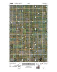 Eckman SE North Dakota Historical topographic map, 1:24000 scale, 7.5 X 7.5 Minute, Year 2011