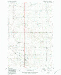Edgeley Junction North Dakota Historical topographic map, 1:24000 scale, 7.5 X 7.5 Minute, Year 1982