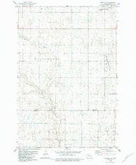 Edgeley SE North Dakota Historical topographic map, 1:24000 scale, 7.5 X 7.5 Minute, Year 1982