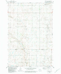 Edgeley SE North Dakota Historical topographic map, 1:24000 scale, 7.5 X 7.5 Minute, Year 1982
