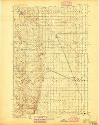 Edgeley North Dakota Historical topographic map, 1:125000 scale, 30 X 30 Minute, Year 1896