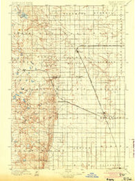 Edgeley North Dakota Historical topographic map, 1:125000 scale, 30 X 30 Minute, Year 1896
