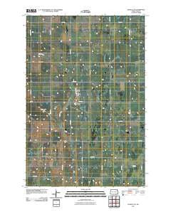 Edgeley SE North Dakota Historical topographic map, 1:24000 scale, 7.5 X 7.5 Minute, Year 2011