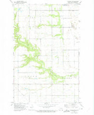 Edinburg NW North Dakota Historical topographic map, 1:24000 scale, 7.5 X 7.5 Minute, Year 1972