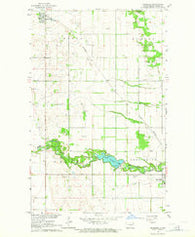 Edinburg North Dakota Historical topographic map, 1:24000 scale, 7.5 X 7.5 Minute, Year 1963