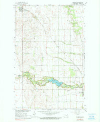 Edinburg North Dakota Historical topographic map, 1:24000 scale, 7.5 X 7.5 Minute, Year 1963