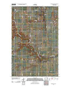 Edinburg NW North Dakota Historical topographic map, 1:24000 scale, 7.5 X 7.5 Minute, Year 2011