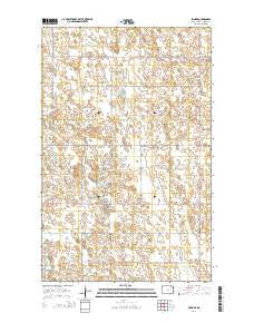 Edmore North Dakota Current topographic map, 1:24000 scale, 7.5 X 7.5 Minute, Year 2014