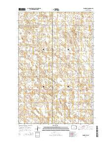 Edmore NE North Dakota Current topographic map, 1:24000 scale, 7.5 X 7.5 Minute, Year 2014