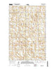 Edmore NE North Dakota Current topographic map, 1:24000 scale, 7.5 X 7.5 Minute, Year 2014