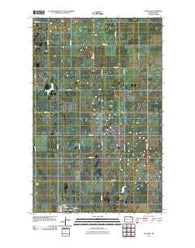 Egeland North Dakota Historical topographic map, 1:24000 scale, 7.5 X 7.5 Minute, Year 2011