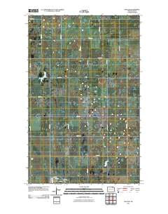 Egeland North Dakota Historical topographic map, 1:24000 scale, 7.5 X 7.5 Minute, Year 2011