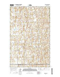 Egeland North Dakota Current topographic map, 1:24000 scale, 7.5 X 7.5 Minute, Year 2014