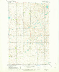 Egeland SE North Dakota Historical topographic map, 1:24000 scale, 7.5 X 7.5 Minute, Year 1962