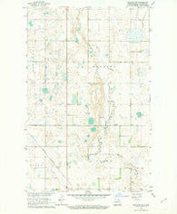 Egeland SW North Dakota Historical topographic map, 1:24000 scale, 7.5 X 7.5 Minute, Year 1962