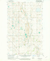 Egeland SW North Dakota Historical topographic map, 1:24000 scale, 7.5 X 7.5 Minute, Year 1962