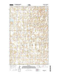 Egeland SE North Dakota Current topographic map, 1:24000 scale, 7.5 X 7.5 Minute, Year 2014