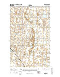 Egeland SW North Dakota Current topographic map, 1:24000 scale, 7.5 X 7.5 Minute, Year 2014