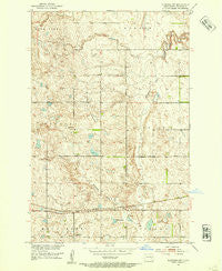Eldridge NW North Dakota Historical topographic map, 1:24000 scale, 7.5 X 7.5 Minute, Year 1951