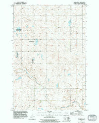 Eldridge SE North Dakota Historical topographic map, 1:24000 scale, 7.5 X 7.5 Minute, Year 1990
