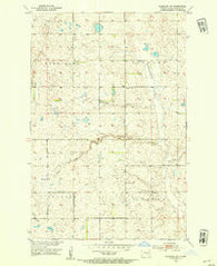 Eldridge SW North Dakota Historical topographic map, 1:24000 scale, 7.5 X 7.5 Minute, Year 1952
