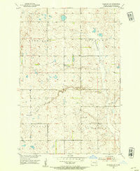 Eldridge SW North Dakota Historical topographic map, 1:24000 scale, 7.5 X 7.5 Minute, Year 1952