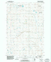 Eldridge SW North Dakota Historical topographic map, 1:24000 scale, 7.5 X 7.5 Minute, Year 1991