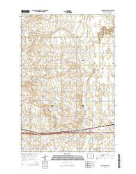 Eldridge NW North Dakota Current topographic map, 1:24000 scale, 7.5 X 7.5 Minute, Year 2014