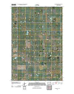 Eldridge SE North Dakota Historical topographic map, 1:24000 scale, 7.5 X 7.5 Minute, Year 2011