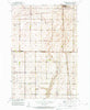 Ellendale South North Dakota Historical topographic map, 1:24000 scale, 7.5 X 7.5 Minute, Year 1953