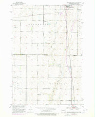 Ellendale South North Dakota Historical topographic map, 1:24000 scale, 7.5 X 7.5 Minute, Year 1953