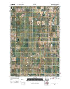 Ellendale South North Dakota Historical topographic map, 1:24000 scale, 7.5 X 7.5 Minute, Year 2011
