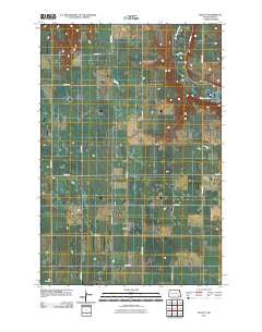 Elliott North Dakota Historical topographic map, 1:24000 scale, 7.5 X 7.5 Minute, Year 2011