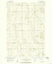 Elliott SE North Dakota Historical topographic map, 1:24000 scale, 7.5 X 7.5 Minute, Year 1957