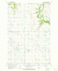 Elliott North Dakota Historical topographic map, 1:24000 scale, 7.5 X 7.5 Minute, Year 1962