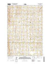 Elliott SE North Dakota Current topographic map, 1:24000 scale, 7.5 X 7.5 Minute, Year 2014