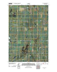 Elliott SW North Dakota Historical topographic map, 1:24000 scale, 7.5 X 7.5 Minute, Year 2011