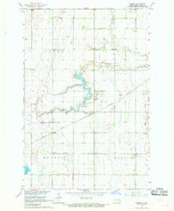 Embden North Dakota Historical topographic map, 1:24000 scale, 7.5 X 7.5 Minute, Year 1967
