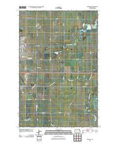 Emerado North Dakota Historical topographic map, 1:24000 scale, 7.5 X 7.5 Minute, Year 2011