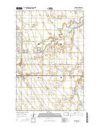 Emerado North Dakota Current topographic map, 1:24000 scale, 7.5 X 7.5 Minute, Year 2014