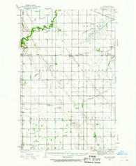Emerado North Dakota Historical topographic map, 1:62500 scale, 15 X 15 Minute, Year 1934