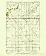 Emerado North Dakota Historical topographic map, 1:62500 scale, 15 X 15 Minute, Year 1936