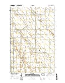 Emerado SE North Dakota Current topographic map, 1:24000 scale, 7.5 X 7.5 Minute, Year 2014