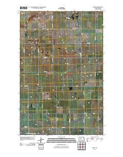 Emmet North Dakota Historical topographic map, 1:24000 scale, 7.5 X 7.5 Minute, Year 2011