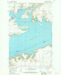 Emmet SE North Dakota Historical topographic map, 1:24000 scale, 7.5 X 7.5 Minute, Year 1967