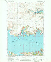 Emmet SW North Dakota Historical topographic map, 1:24000 scale, 7.5 X 7.5 Minute, Year 1967
