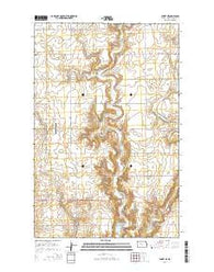 Emmet NE North Dakota Current topographic map, 1:24000 scale, 7.5 X 7.5 Minute, Year 2014